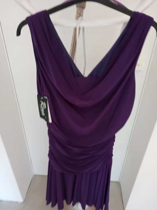 sukienka , jak kamuflaż długość przed kolana Nowa