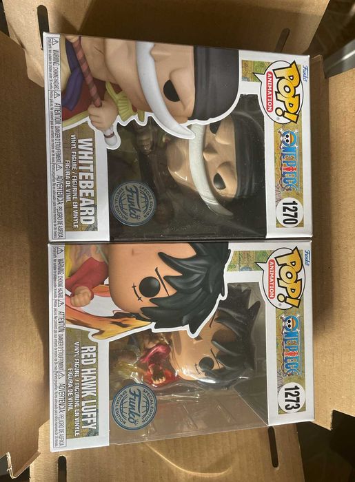 funko pop! whitebeard #1270 funko pop! red hawk luffy #1273