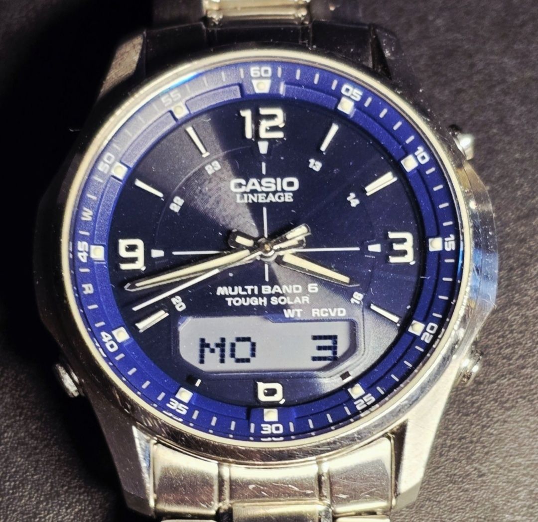 Коллекционные часы Casio LCW M100DSE wave ceptor tough Solar годинник