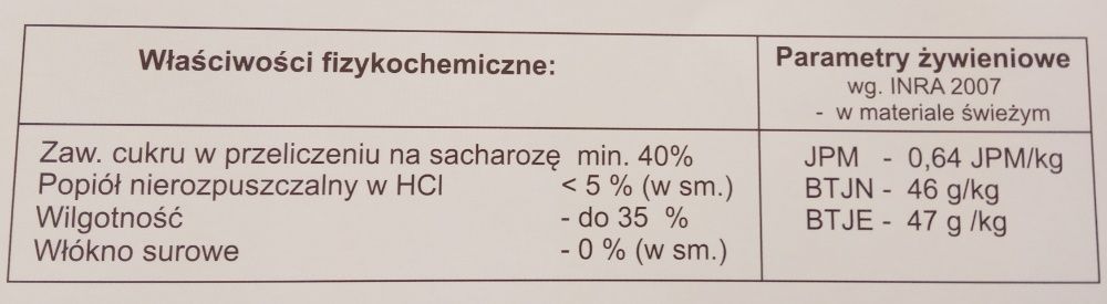 Melasa buraczana drink Tofi