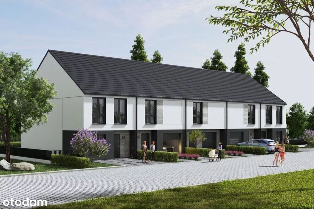 Bezrzecze – nowoczesny dom w zabudowie szeregowej