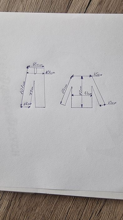 Garnitur męski, koszula gratis.