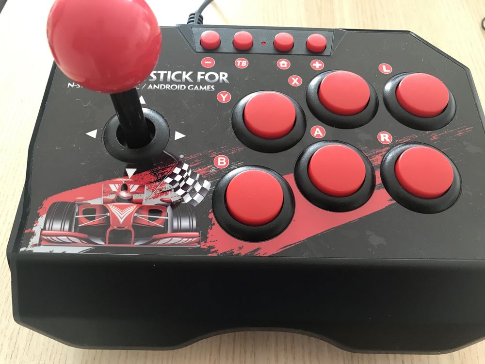 Arcade stick para nintendo switch, android, pc e ps3