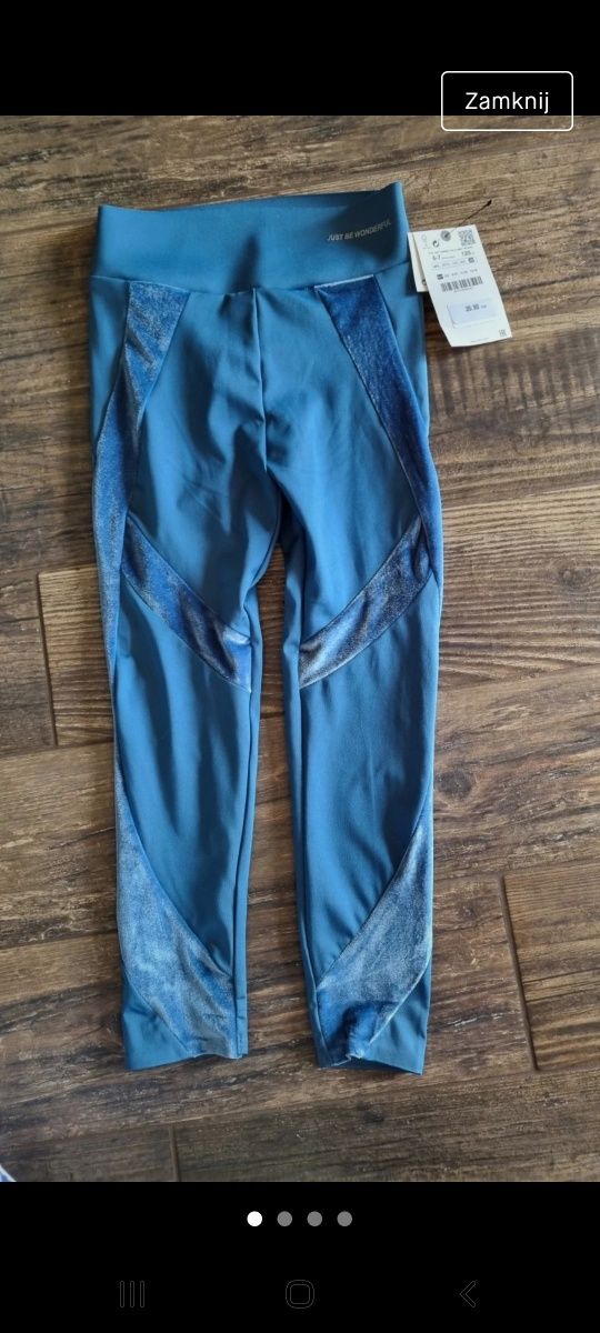 Zara sport legginsy 6-7l nowe