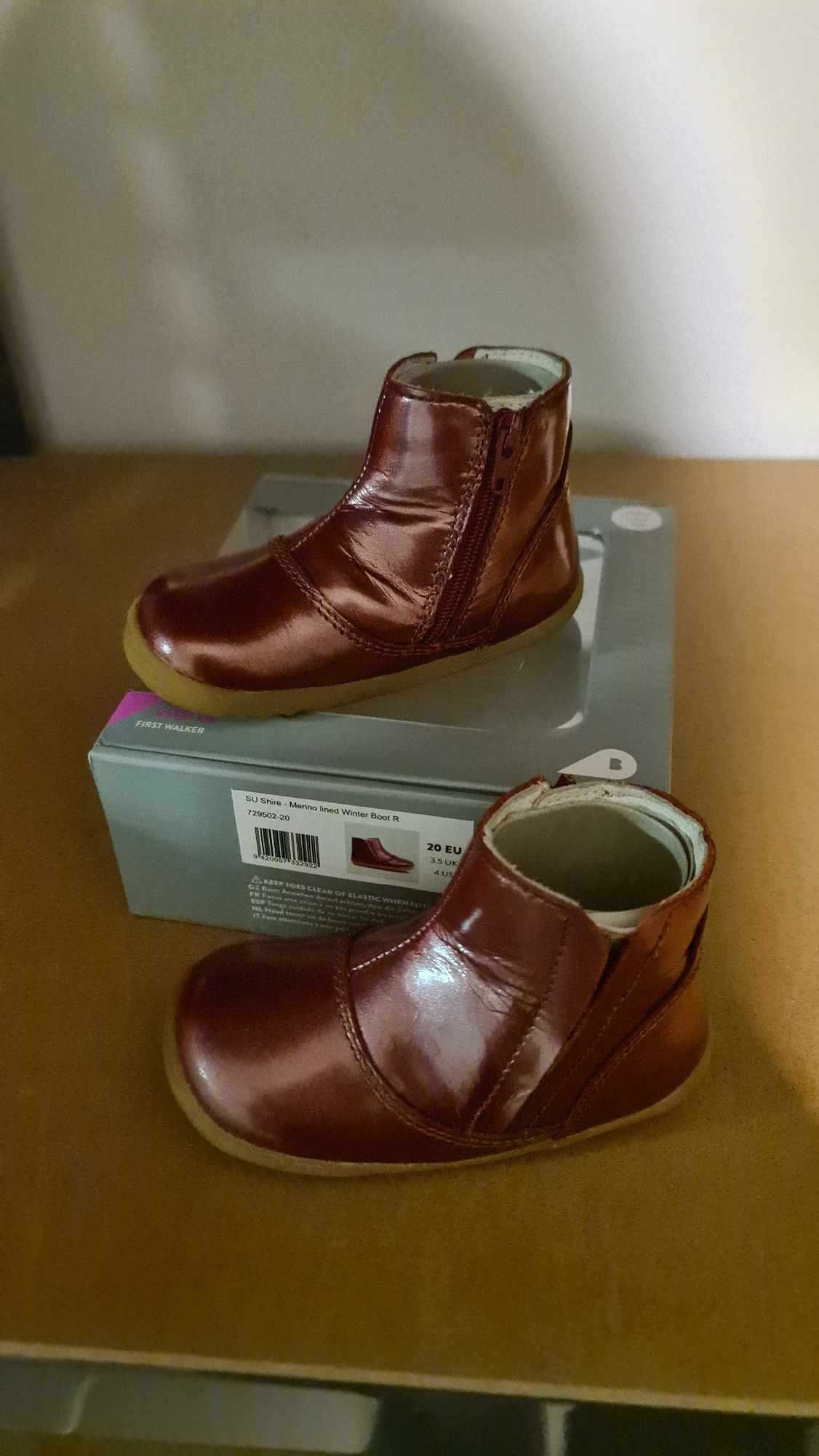 Buty zimowe Bobux Classic Shire Rose Gloss -WYPRZEDAŻ GARAŻOWA!