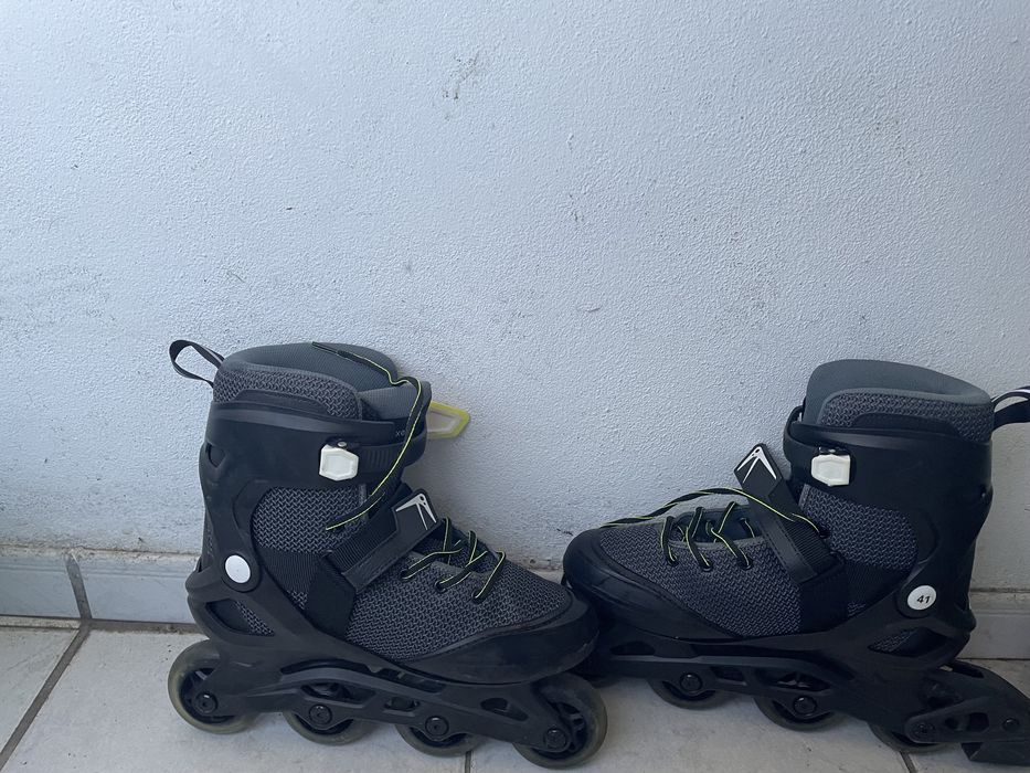 Patins em Linha e proteção