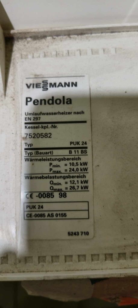 Piec gazowy Viessmann Pendola 24kW z zasobnikiem wody 80l