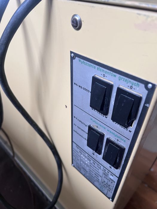 grzejnik elektryczny akumulacyjny z nadmuchem PRL