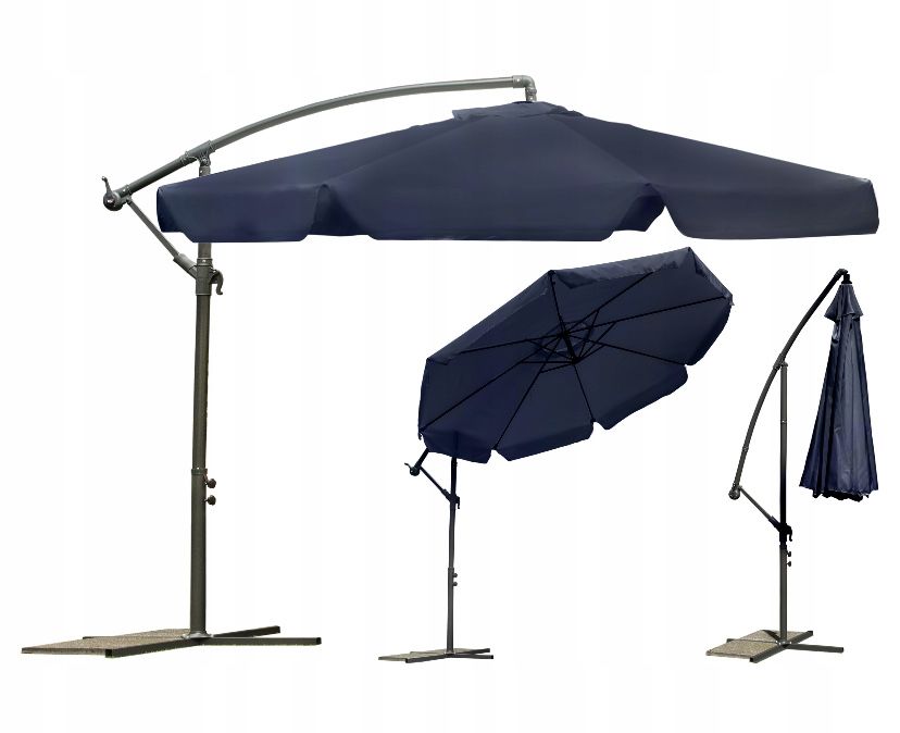 Parasol namiot ogrodowy duży 350 cm 3 KOLORY STABILNY