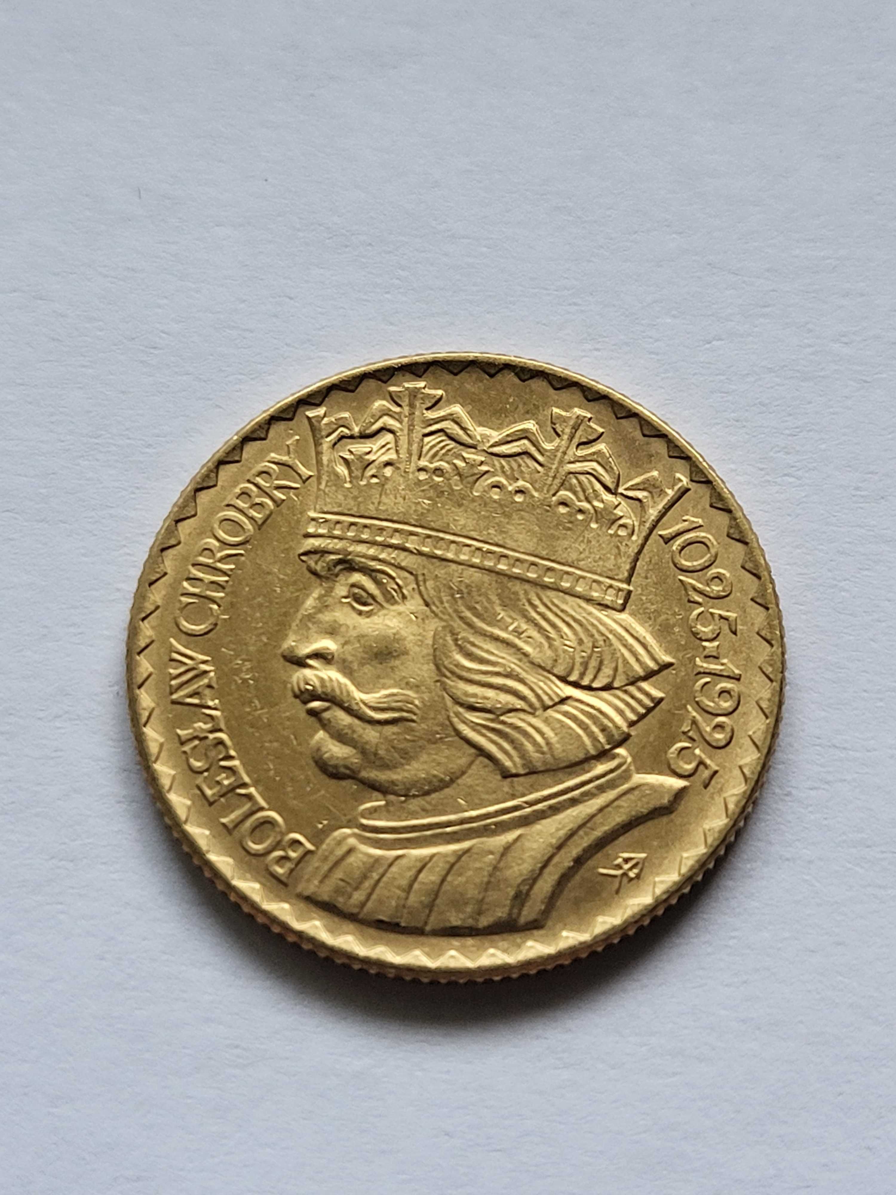 20 Złotych Bolesław Chrobry złota oryginalna stan idealny