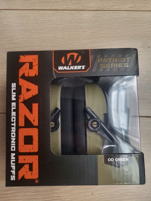 Активні навушники Walker's Razor Patriot OD Green з оголів'ям