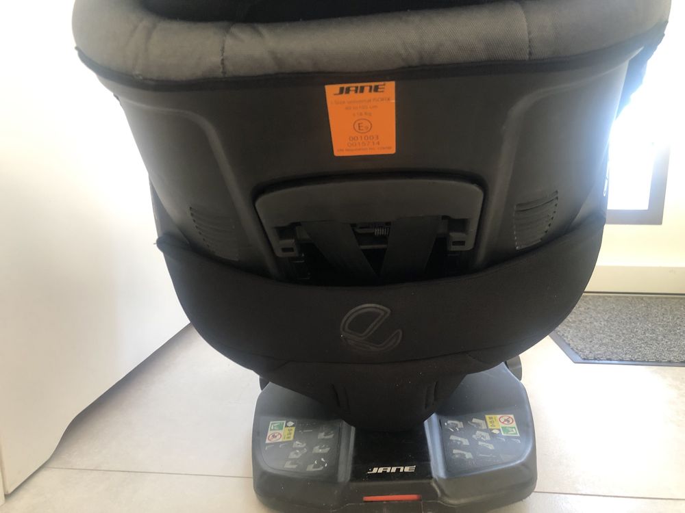 Jane gravity fotelik 0-18kg obrot 360 isofix jazda przodem i tylem