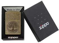 Zapalniczka Zippo Tree Of Life Antique Brass 600.05187