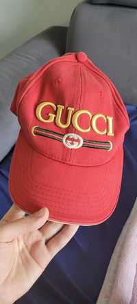 Czapka Gucci czerwona