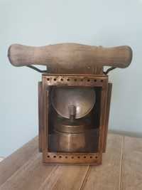 Niemiecka  Stara lampa karbidowa