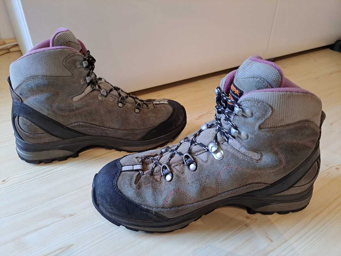 Scarpa 39 GoreTex VIBRAM trekingowe buty gorskie wysokie skora