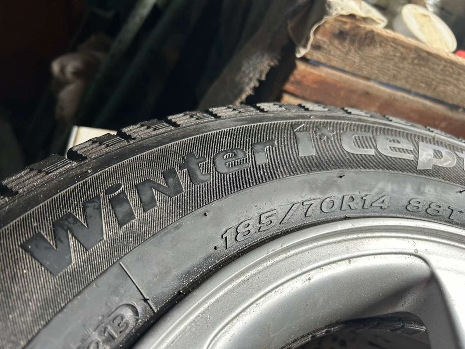 Продам диски Hyundai 5.5 jjx14 R14.  4шт та зимова гума з ними.