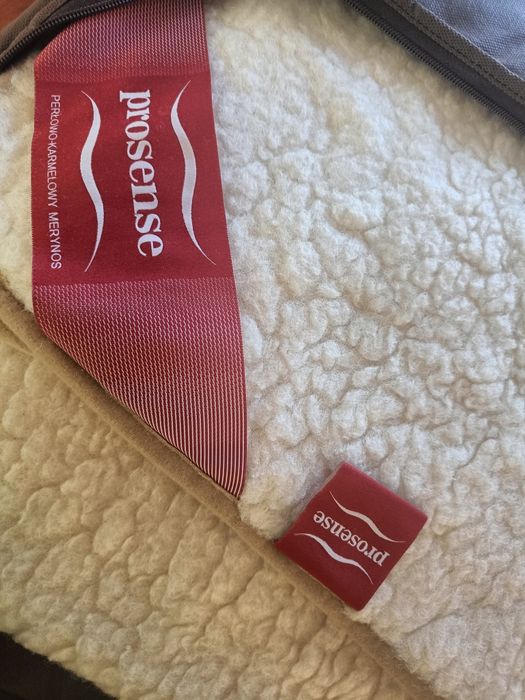 Komplet 2x kołder 135x200 2x poduszek 40x75 Prosens Woolmark Merynos