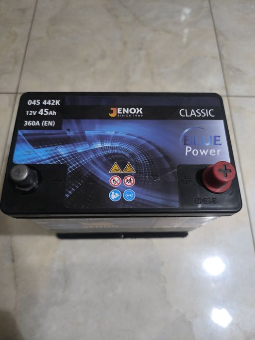 Акумулятор JENOX 12V 45Ah 360A   для Пежо іон