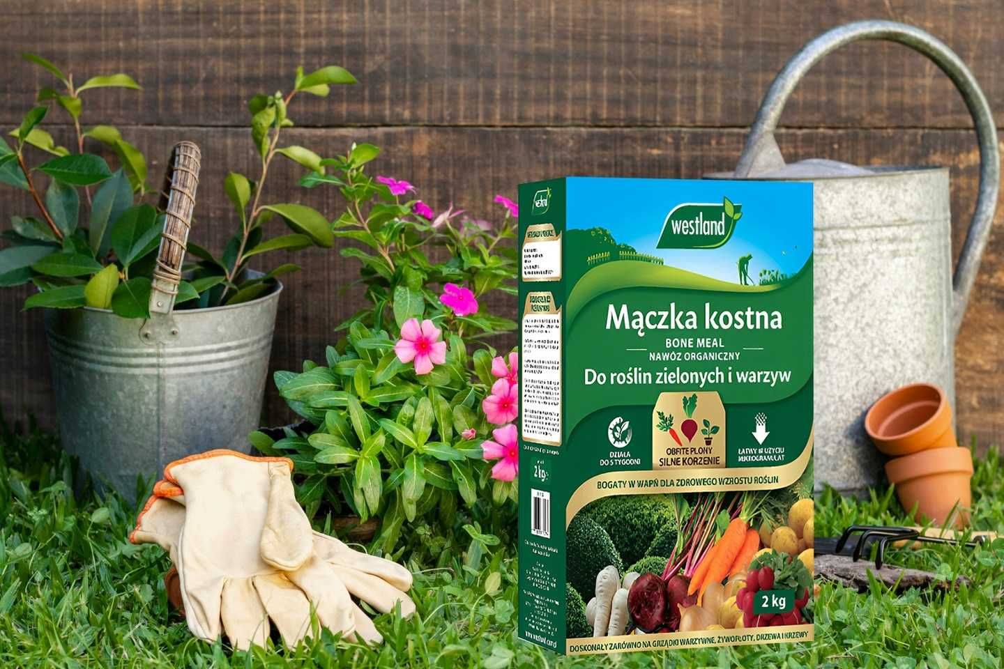 MĄCZKA KOSTNA Nawóz Jesienny do Warzyw, Roślin, Wiosenny  2KG