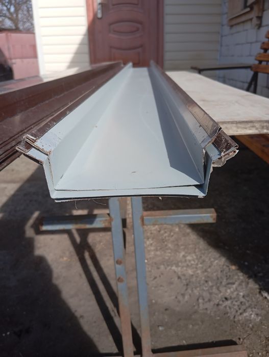 Парапетна планка забора під профнастіл ширина 125мм довж 2000мм