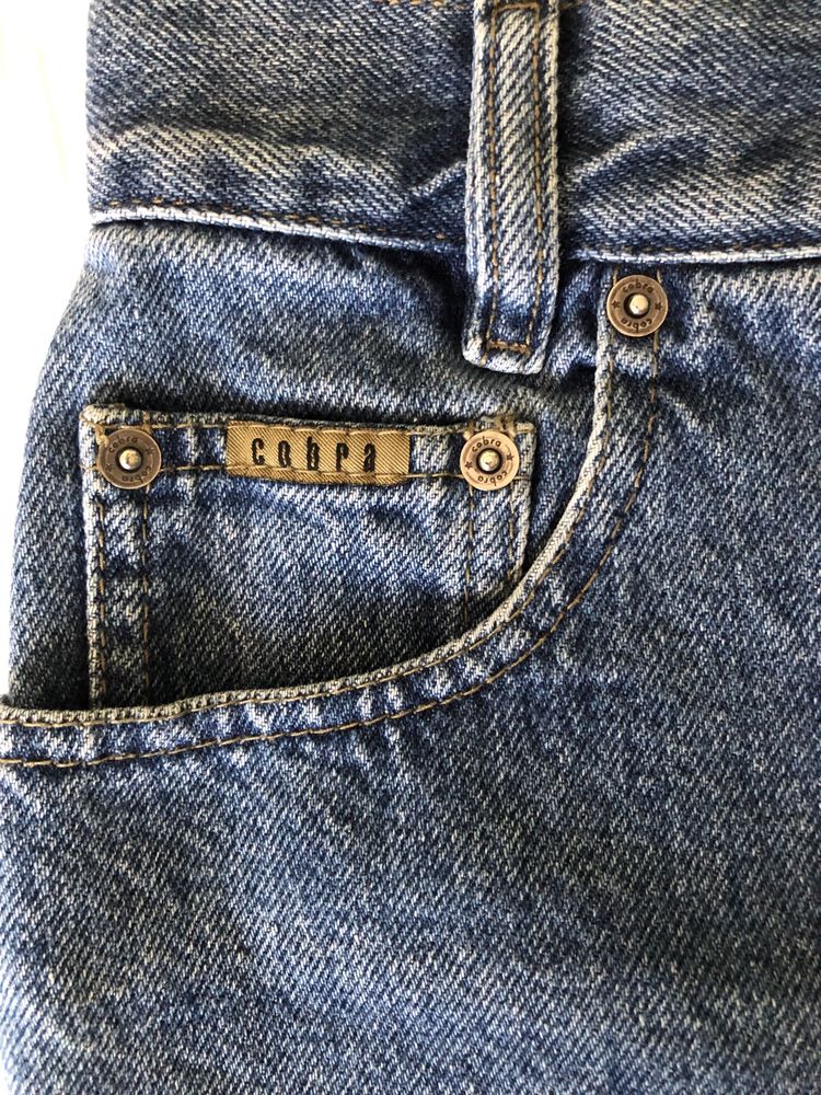 Spodnie jeansy COBRA niebieskie