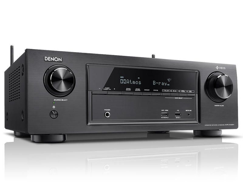 Kino Domowe Denon AVR-X1400H 7.1 wifi bluetooth Spotify.