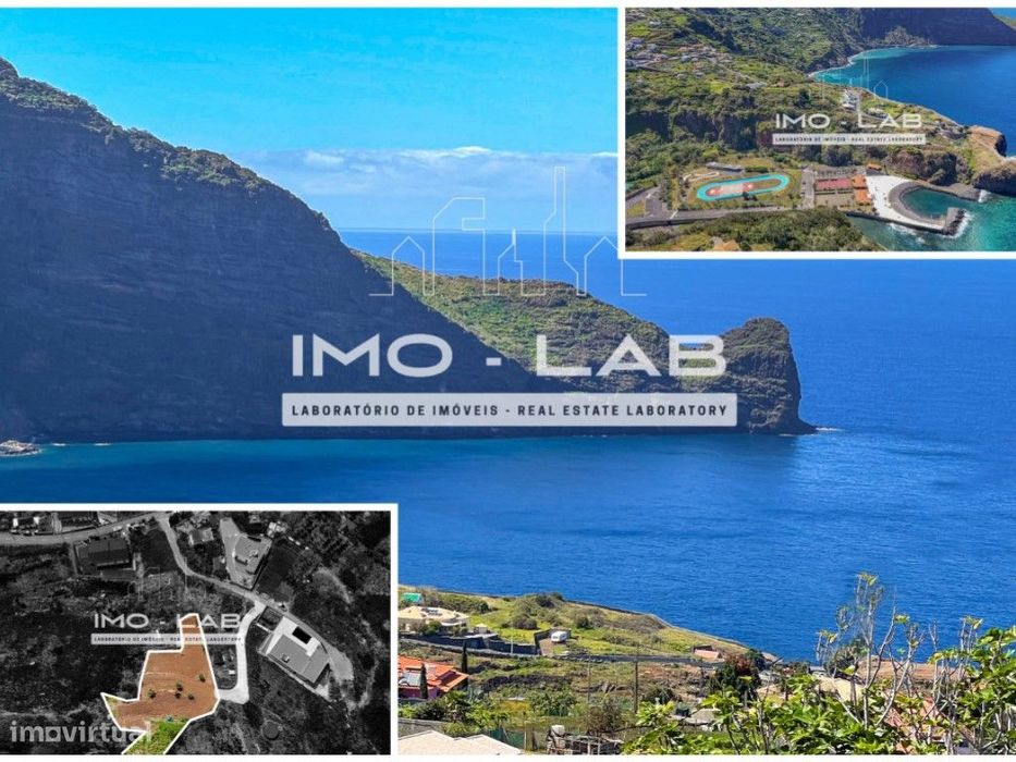 Terreno com 1165m2 - Vista Mar - Penha D' Aguia - Faial - Santana