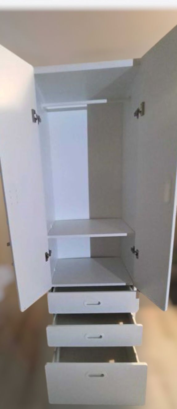 Szafa IKEA pakowna 2 kosze wysuwane biała ikea pokój dziecięcy IKEA
