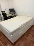 Cama com 4 gavetas + Colchão