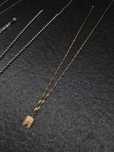 ASOS Naszyjnik 4 Łańcuszek Łańcuch Chain Sygnet Symbol Znak Srebrny