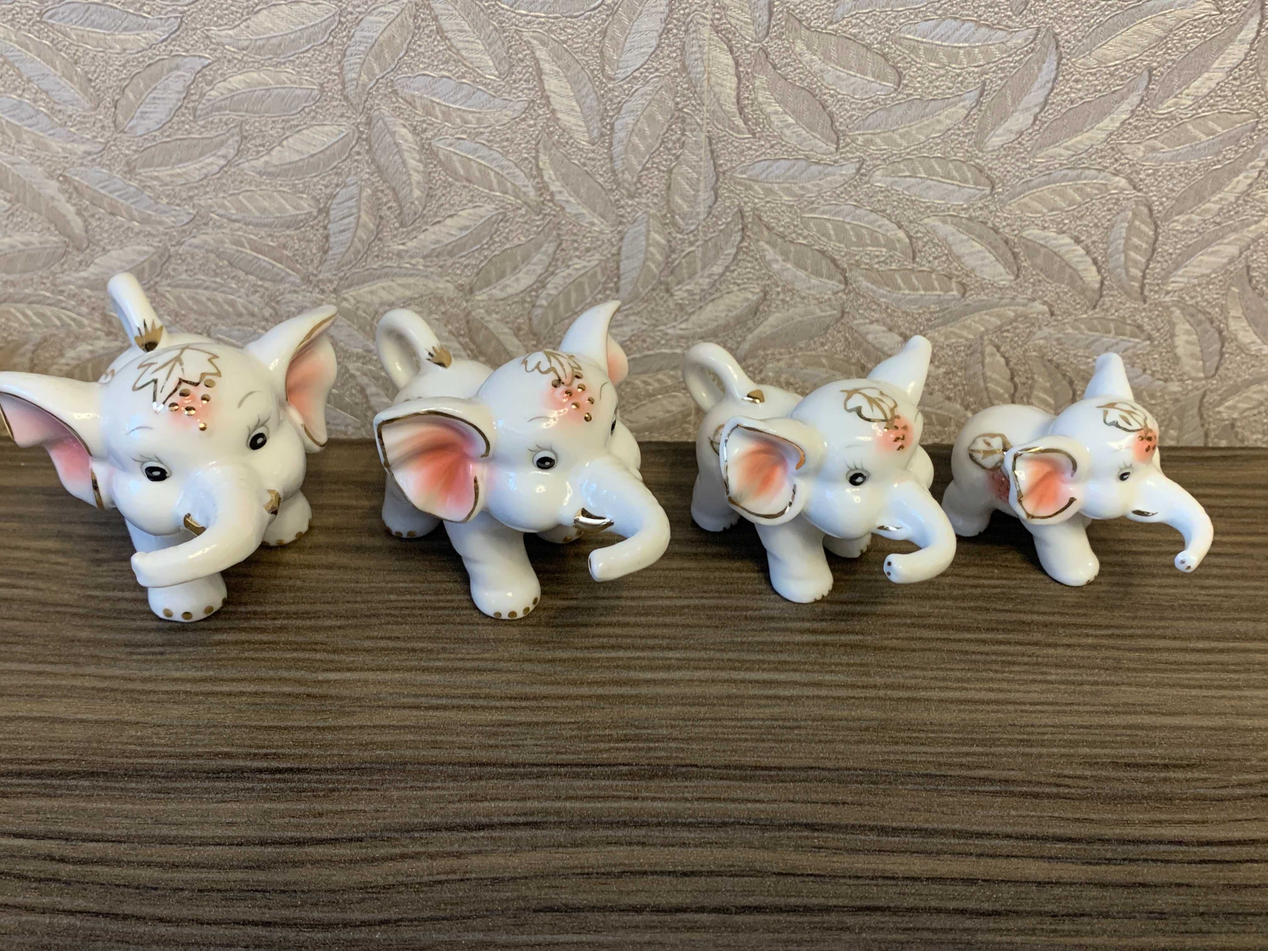 Фигурка коты слоны керамика