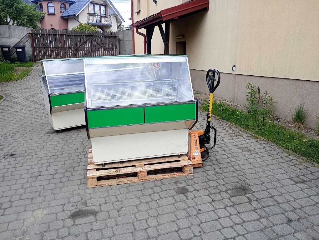 Chłodnie spożywcze, wagi, meble