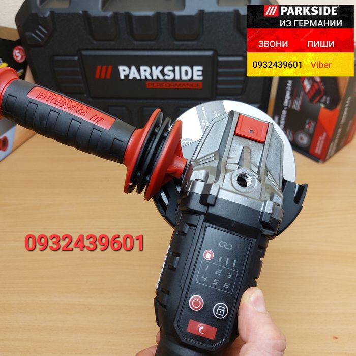 Бесщёт. Аккум УШМ болгарка 125 мм из ГЕРМАНИИ Parkside PWSAP 20 E5
