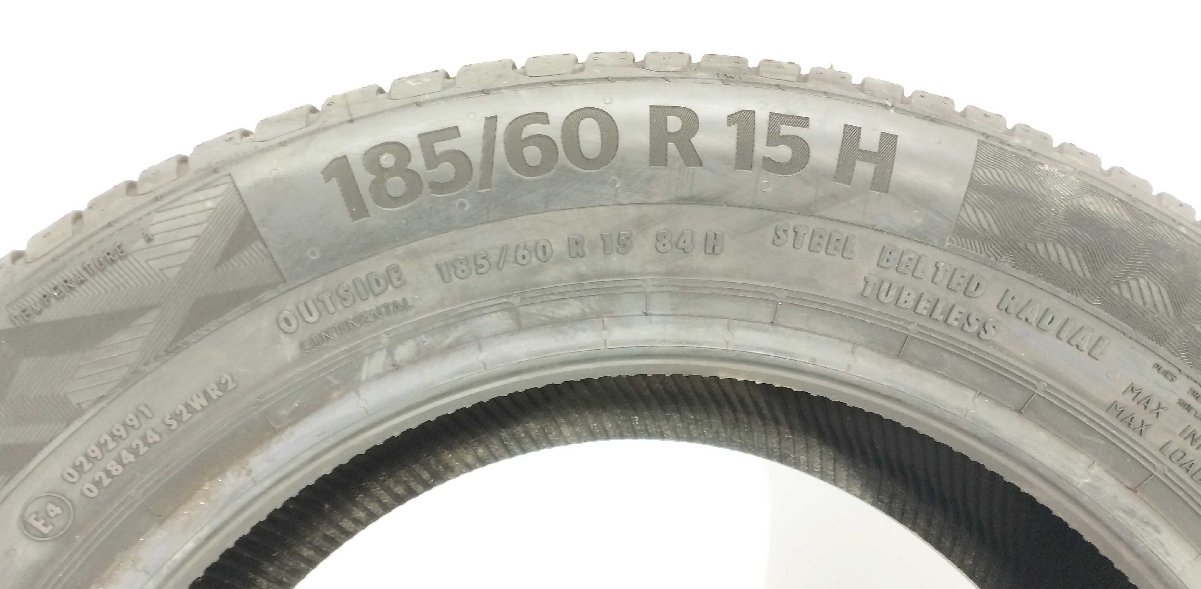 2x 185/60 R15 Continental UC6 opony letnie nowe / montaż