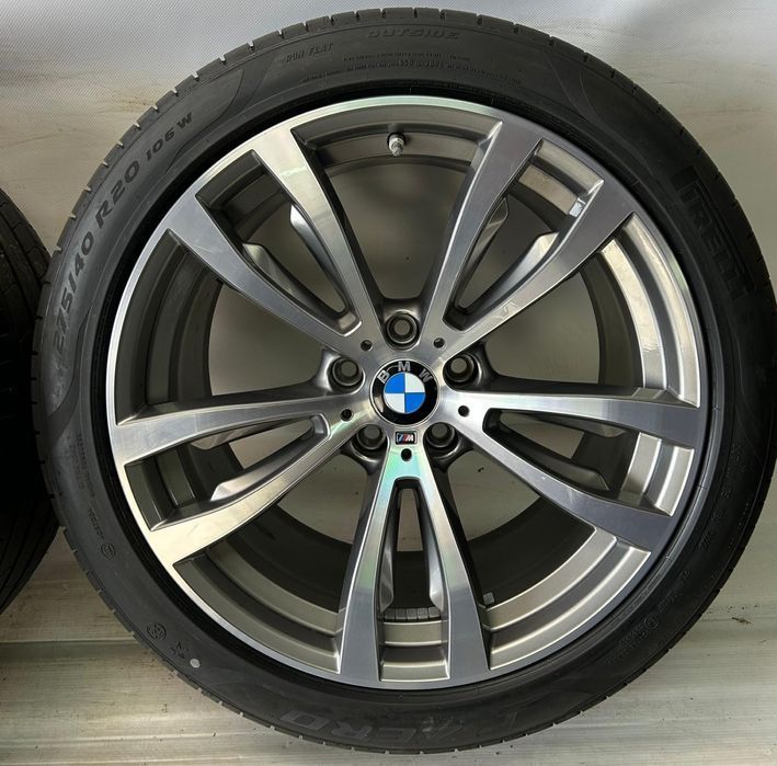 Bmw X5 X6 F15/F16 koła Alu 315/35r20 275/40r20 Pirelli 5x120 Oryginał