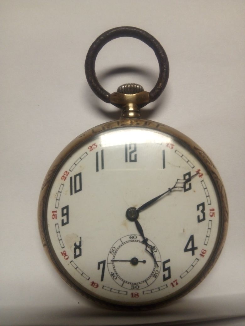 Antigo relógio de bolso Exellor Marque Deposé P.M.B. á trabalhar