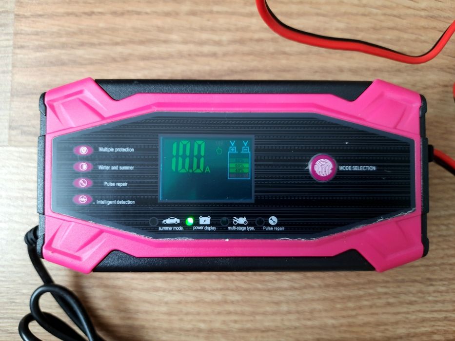 Зарядний пристрій 10А, автоматична зарядка акумулятора 10А 12В, 5А 24В