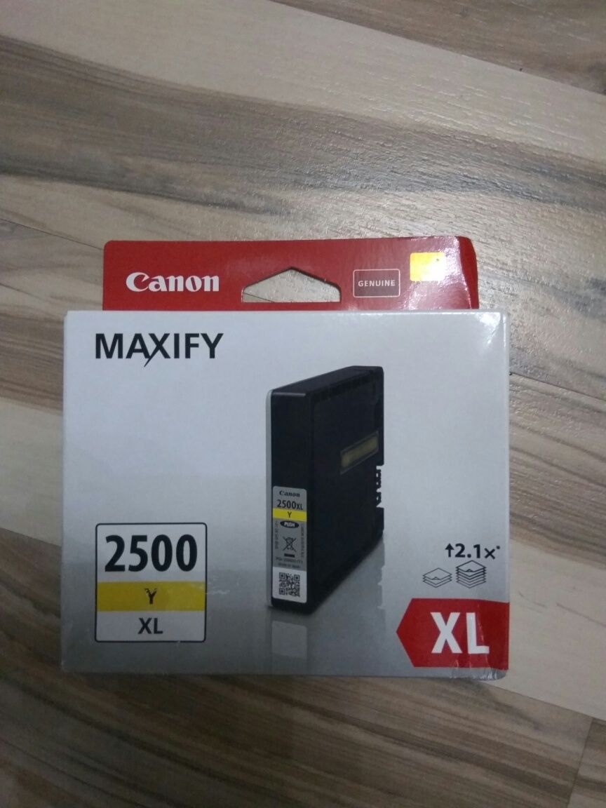 Картриджи Canon maxify 2500xl черный,цветные