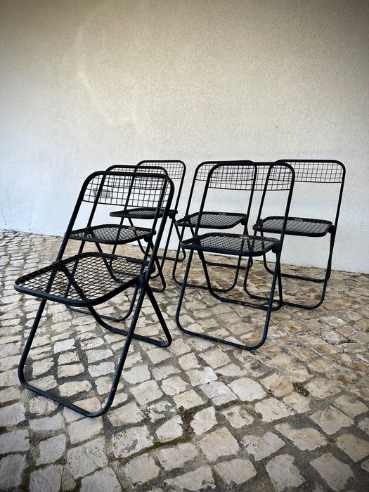 6 cadeiras dobráveis Talin Italy Vintage