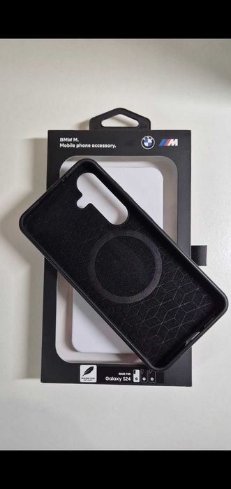 Etui BMW M Silicone do Samsung Galaxy S24 Czarny