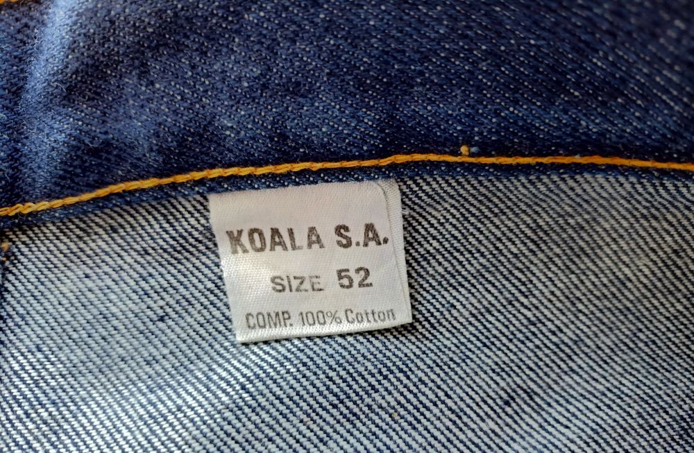 Редкие винтажные джинсы KOALA Греция Drums texas