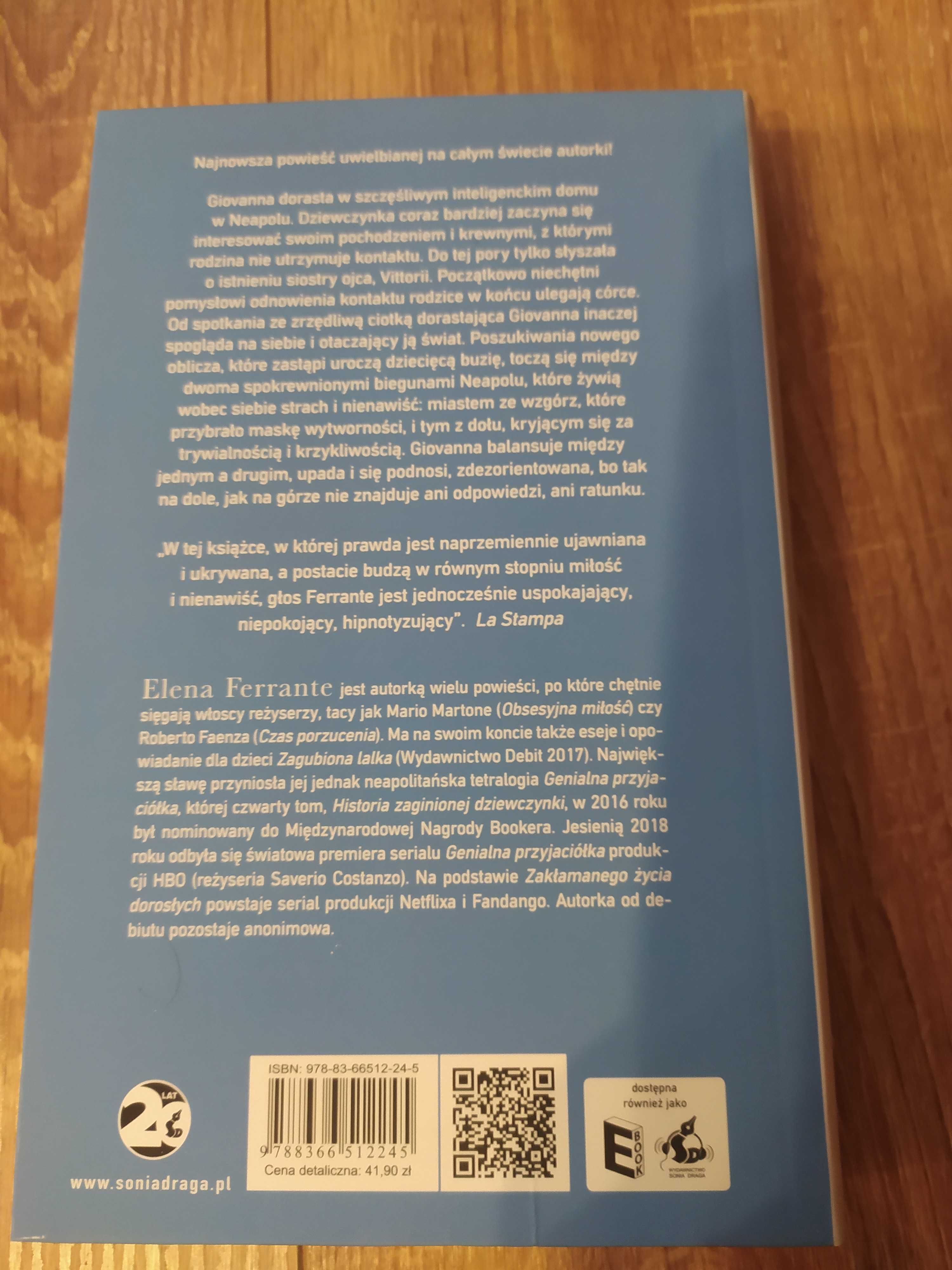 Elena Ferrante Zakłamane życie dorosłych