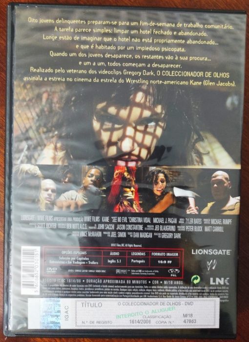 O Coleccionador de Olhos - See No Evil - 2006 - DVD