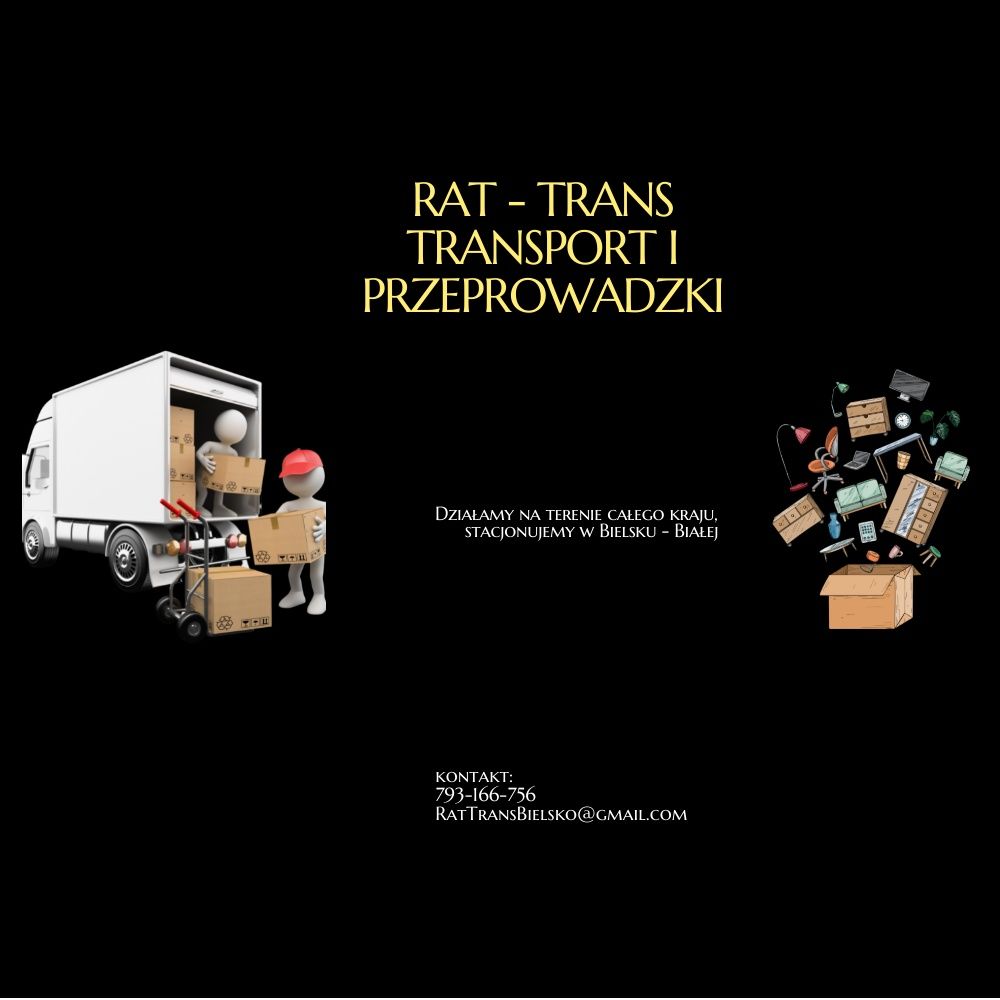 Rat-Trans Przeprowadzki / Transport Bielsko-Biała+50km