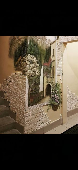 Виконую роботи по декоративному оформленню стін, стель, фасадів