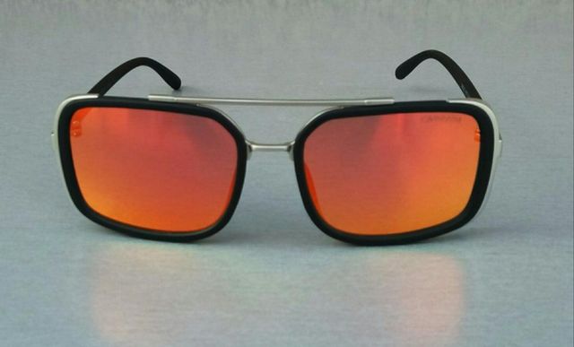 Carrera очки мужские стильные оранжевые зеркальные