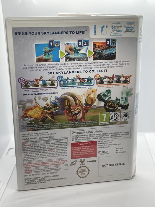 Skylanders Spyro's Adventure Nintendo Wii Po Angielsku