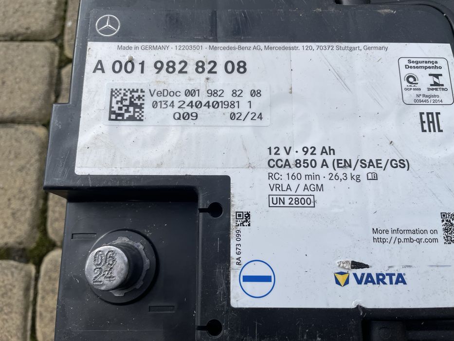Аккамулятор Varta agm