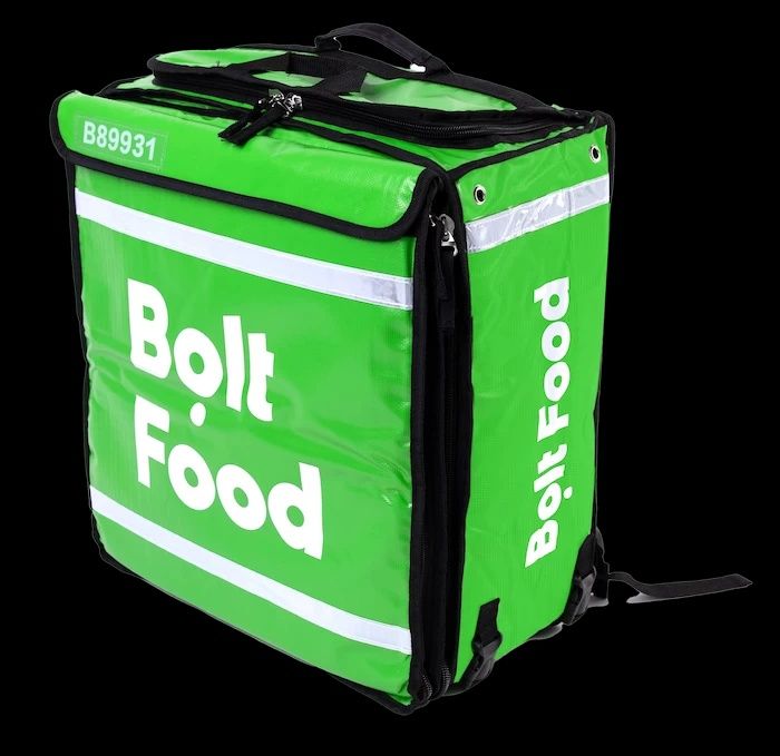 Mochila Cúbica Extensível Uber eats||bolt novo originais